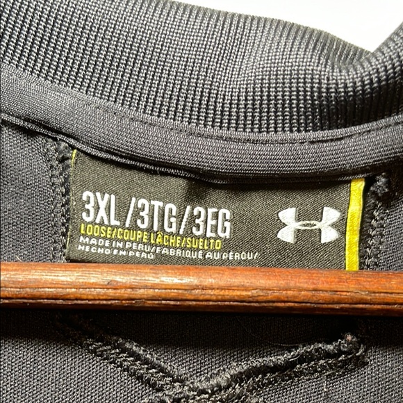 Under Armour Black Polo Shirt 3XL - Picture 2 of 7